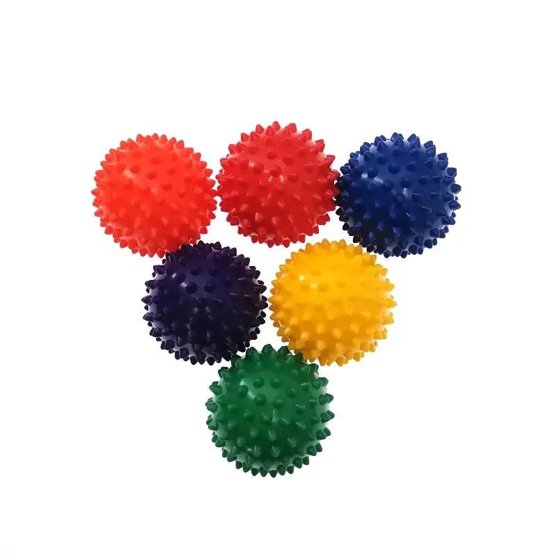 7cm Spiky Massage Ball Handheld Body Roller Durable PVC for Myofascial Release Sport Fitness Trigger Point Relief