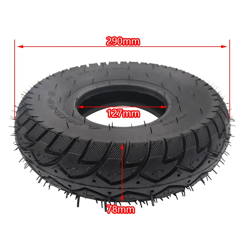 12 Inch 4.10/3.50-5 Out Tire and Inner Tube Fits for E-Bike Electric Scooter Mini Motorcycle Wheel Rubber Tyre