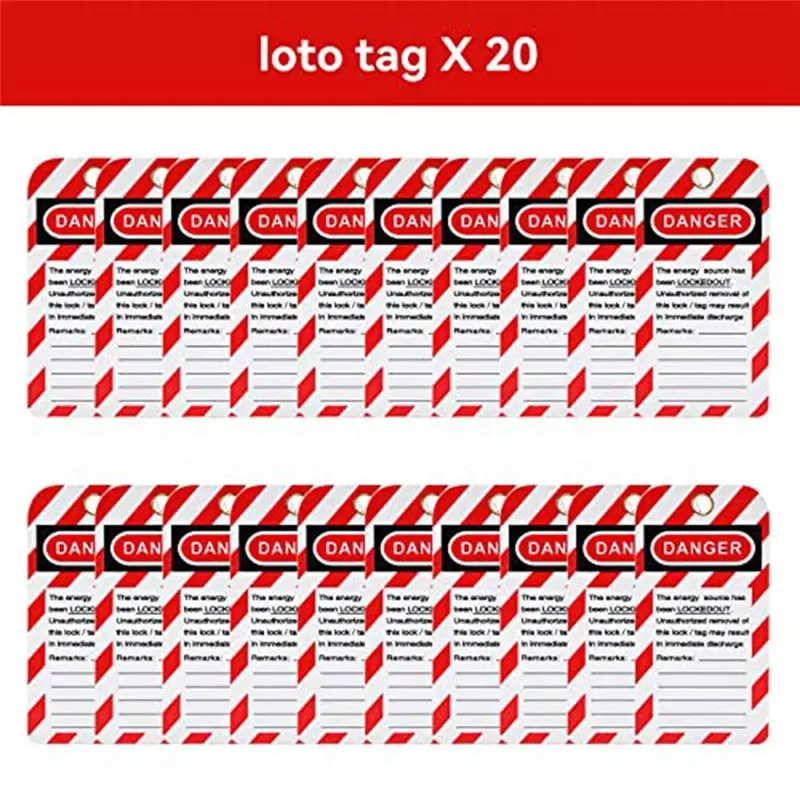 【CYBER MONDAY】Circuit Breaker Lockout Device Lockout Tagout Tag Kit Breakers Lockout Universal Electrical for Lock Out Tag Out S