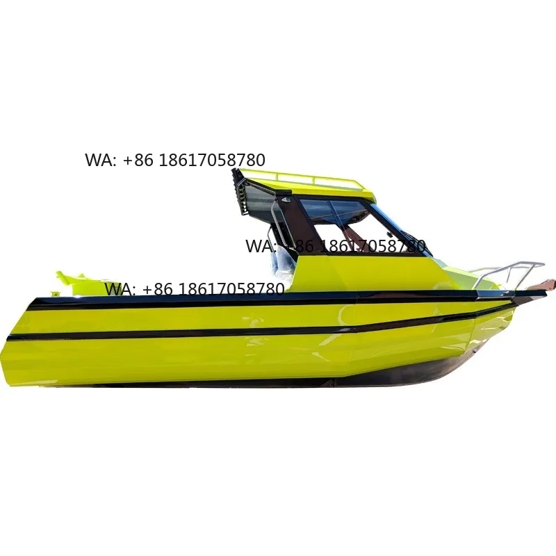 6.2m Fully-Welded Aluminum Pleasure Sports Fishing Cabin Boat for Sale