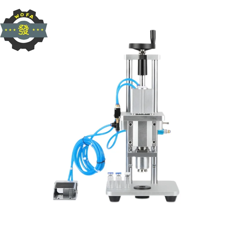 

Manual Perfume Crimper Capper Metal Collar Cap Press Capping Machine Easy-to-Operate Spray Sealing High Capacity 1 Year for