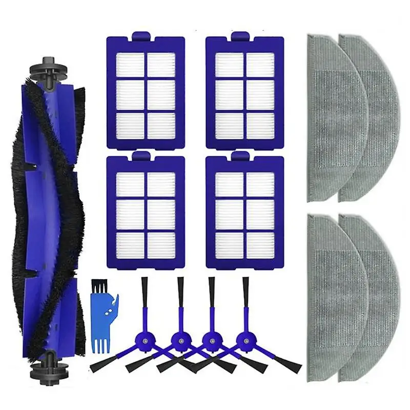 14pcs lavável lado principal escova Hepa filtro Mop pano para Eufy