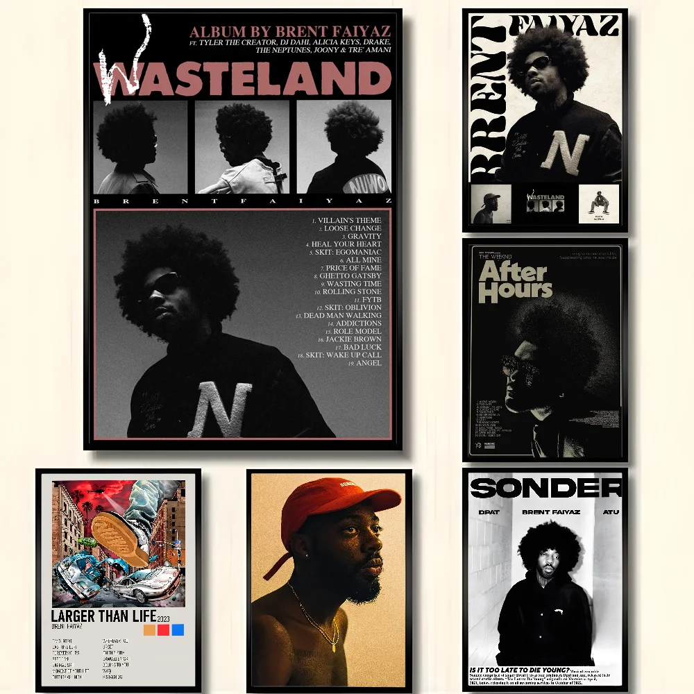 Brent Faiyaz Cover Art Poster Sticker: Kullanıcı Deneyimi ve Uygunluk Değerlendirmesi