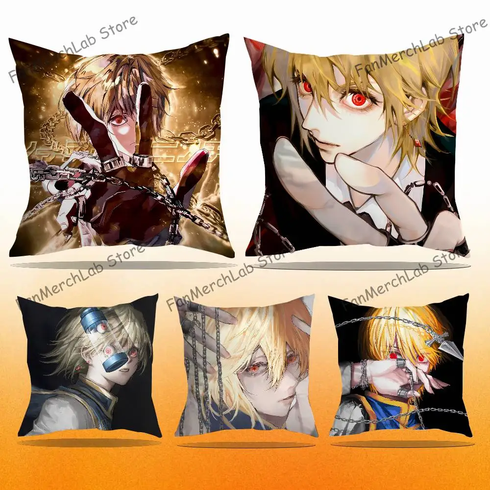H-HunterS X K-KurapikaS H-Hunter Cushion For Bedroom Car Coffee Shop Room and Living Room Sofa Decorative Pillow Cover Case