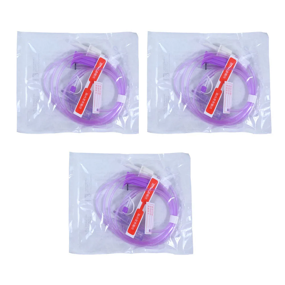 

3PCS disposable infusion tubes Nasal feeding pump tube Enteral nutrition infusion tube Infusion pump joint