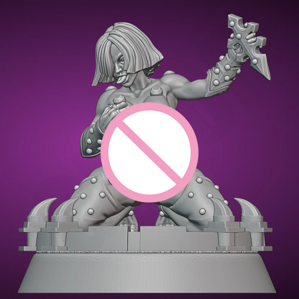 

1/24 3d Printing Model Kit Sexy Girl Sisters In Heresy NSFW Resin Figure Model Kit DIY Miniature Reduction Statue Unpainted Toy