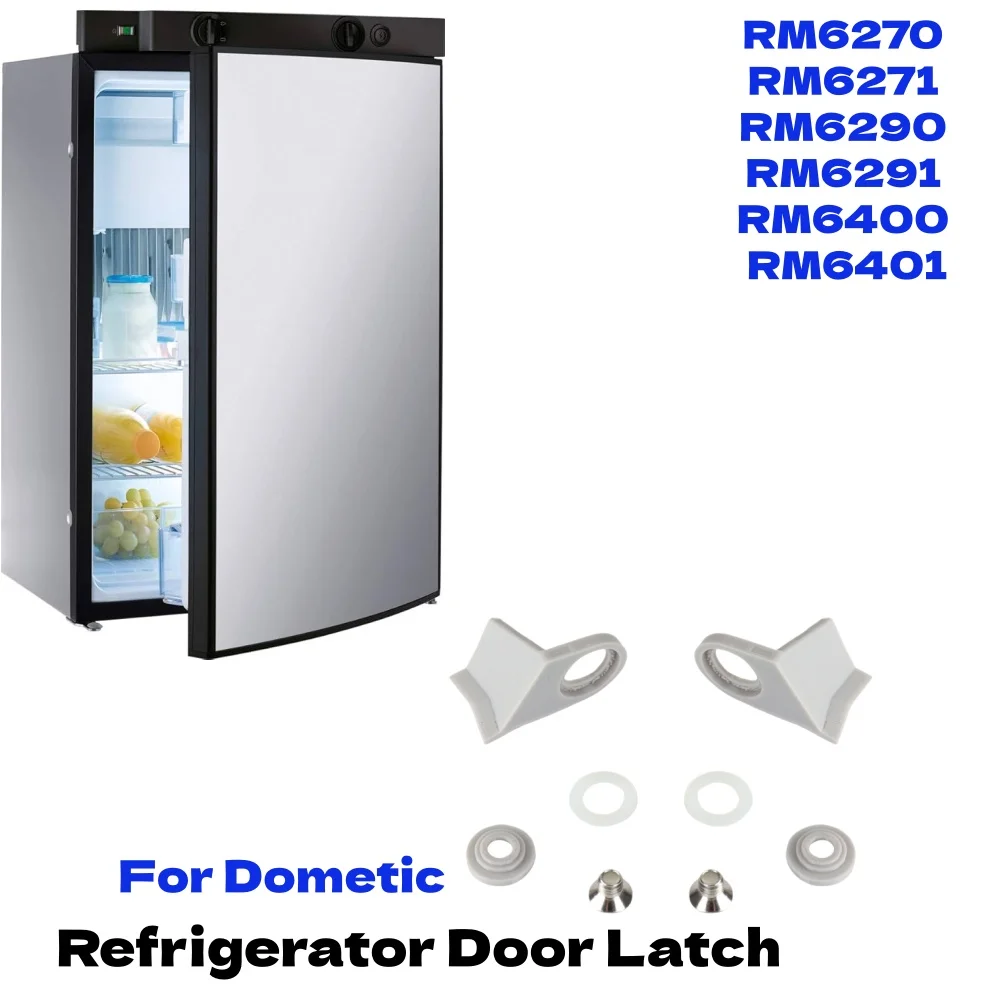 RV Refrigerator Door Latch Door Catch Lock Latch 241234560 Caravan Accessories For Dometic RM6270 RM6271 RM6290 RM6291