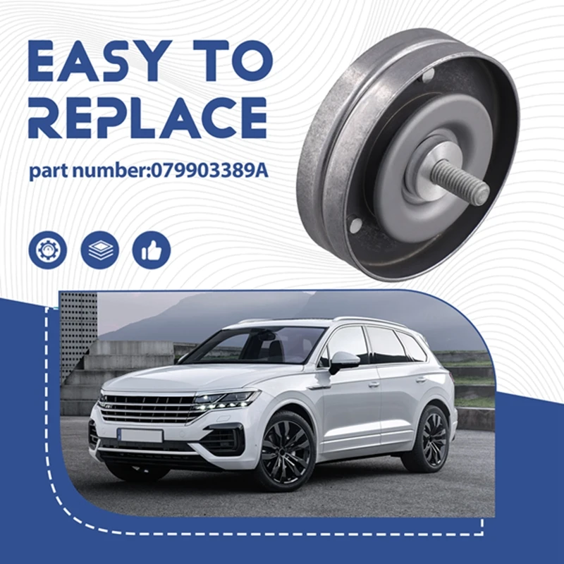 

079903389A Engine Belt Tensioner Pulley Generator Pulley For A8 Q7 S8 RS4 RS5 VW Touareg 4.2 FSI-N25R