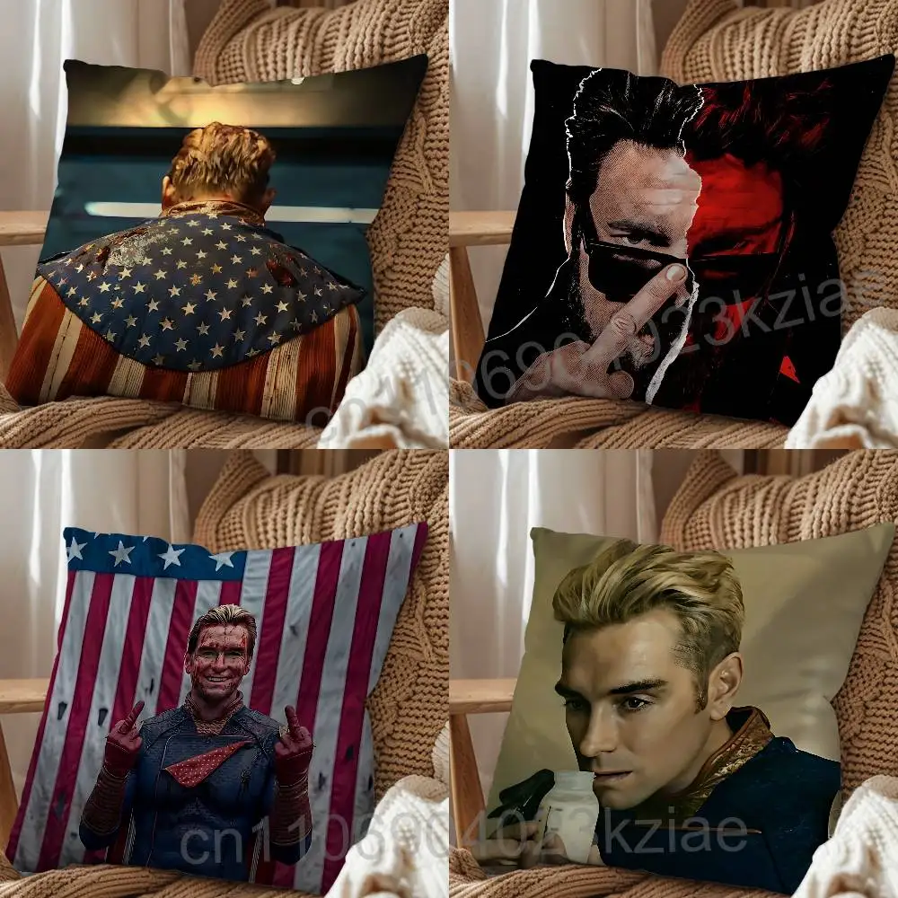 Billy Butcher movie Homelander The Boys Pillow Case Pillow Case Living Room Sofa Cushion Cover Suitable For Home Bedroom Room