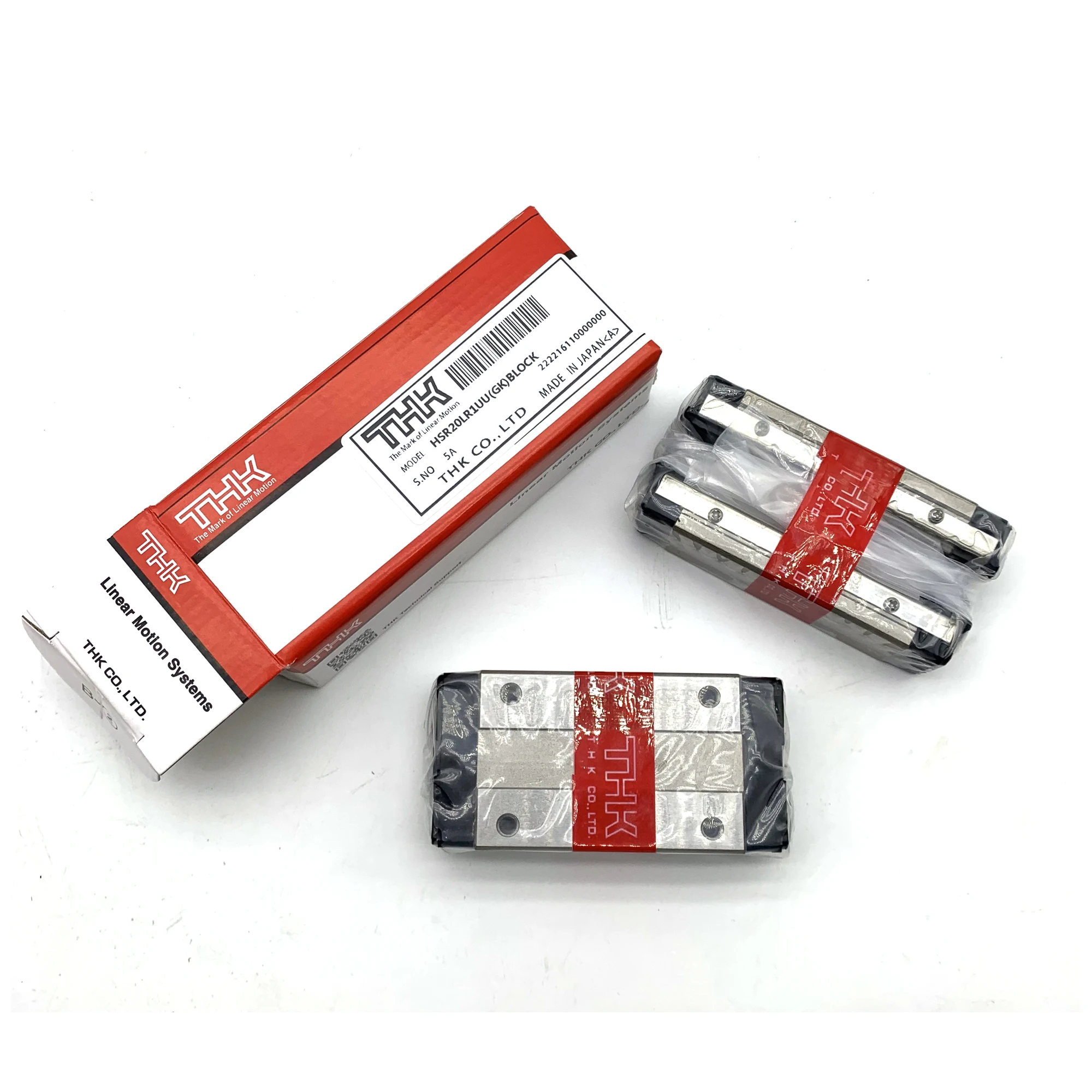 

THK HSR20LR HSR 20LR HSR20 HSR20LR1UU/SS GK Original Block Carriage Linear Guide Rail Slider for 3D Printer Industry