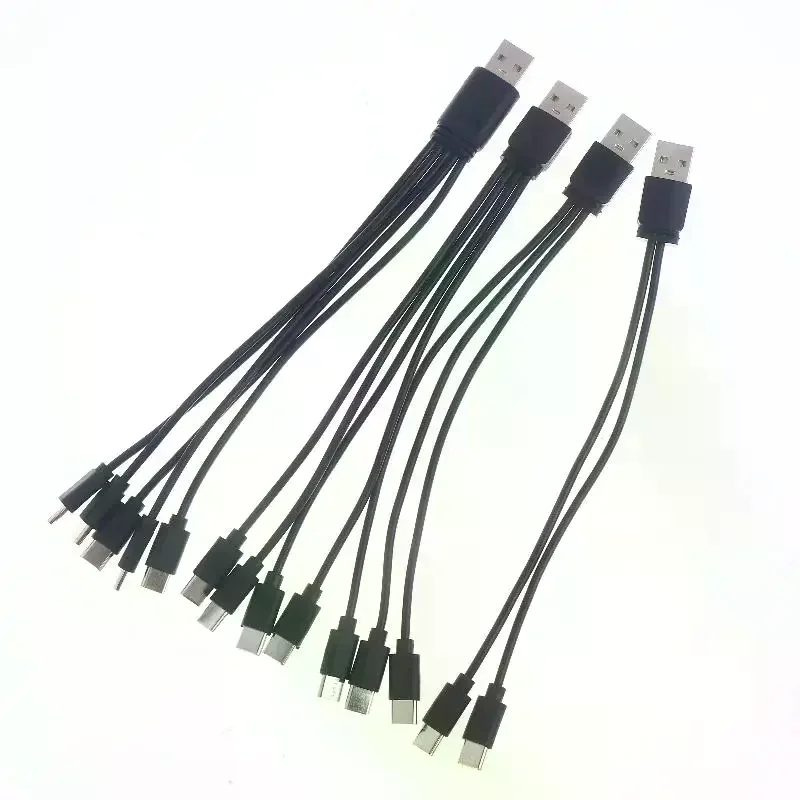 1/2Pcs 20cm USB To Type-c Splitter Adapter Cable 2/3/4/5 Port USB C Splitter Cable USB To Type C Multiple Charging Cable