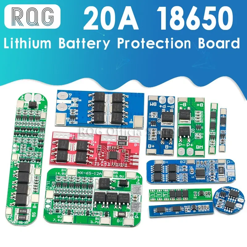 1S 2S 3S 4S 3A 20A 30A Li-ion Lithium Battery 18650 Charger PCB BMS Protection Board For Drill Motor Lipo Cell Module 5S 6S