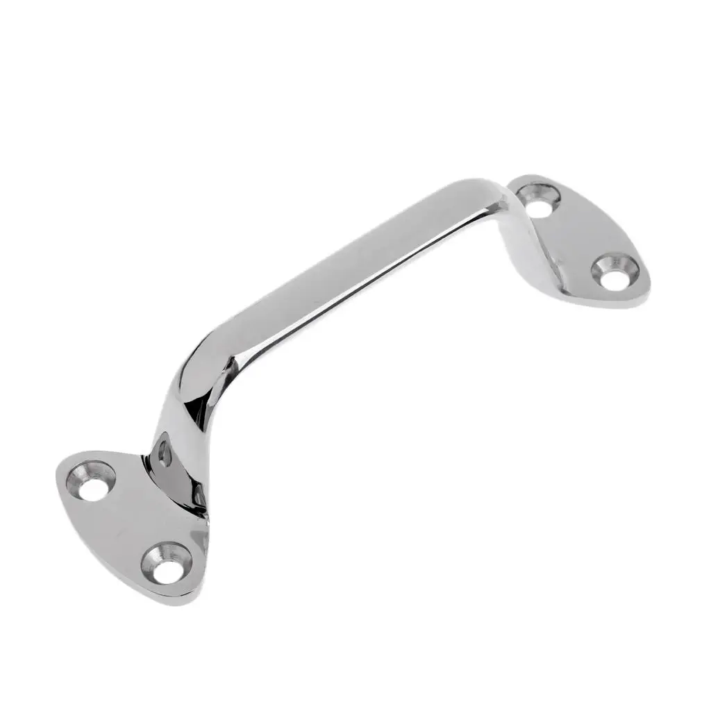 1pc 6'' Marine Boat Grab Handle Handrail Doorknob 316 Stainless Steel