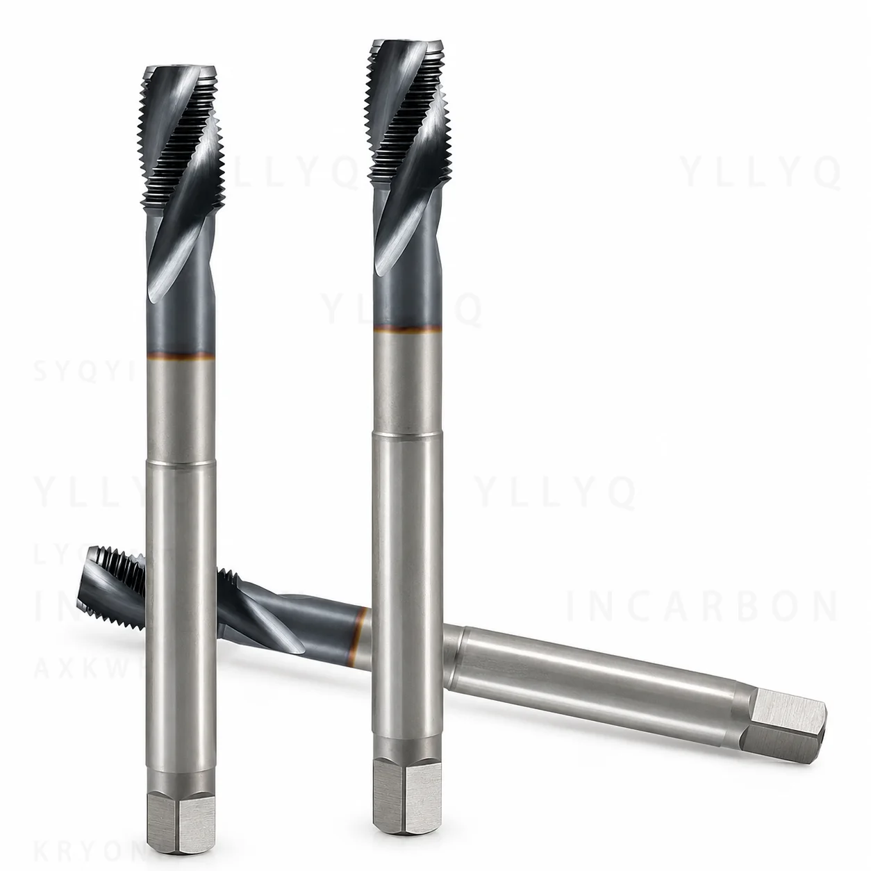 TiCN Coated YAMAWA Pipe Thread Tap, Spiral Fluted, Multiple thread specs & sizes 1/16 to 3/4 for machining
