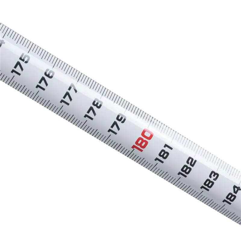 VEHO-2Pcs 200Cm Stadiometer Black Wall Mounted Height Meter Growth Ruler Cm Metric Tape Measures