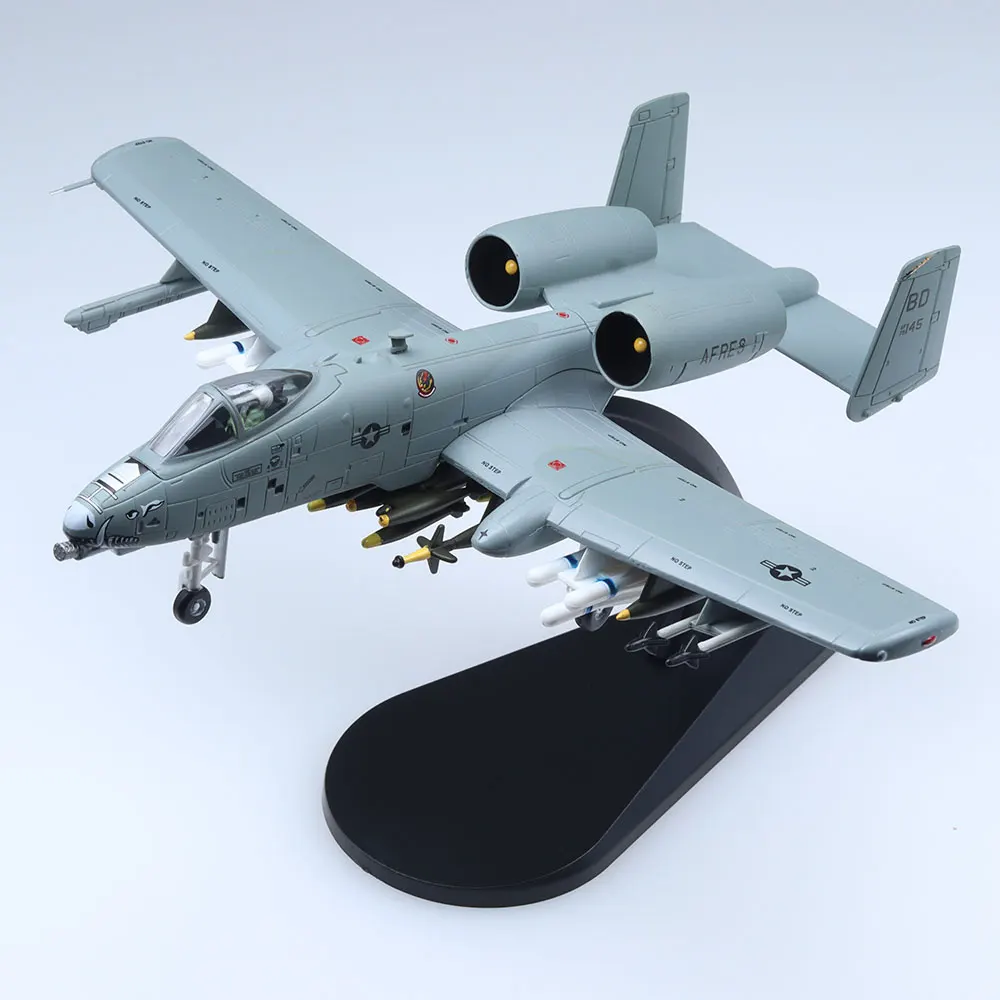 

1/100 A-10 Diecast Airplane Models Fighter Plane Aircraft Models for Gift