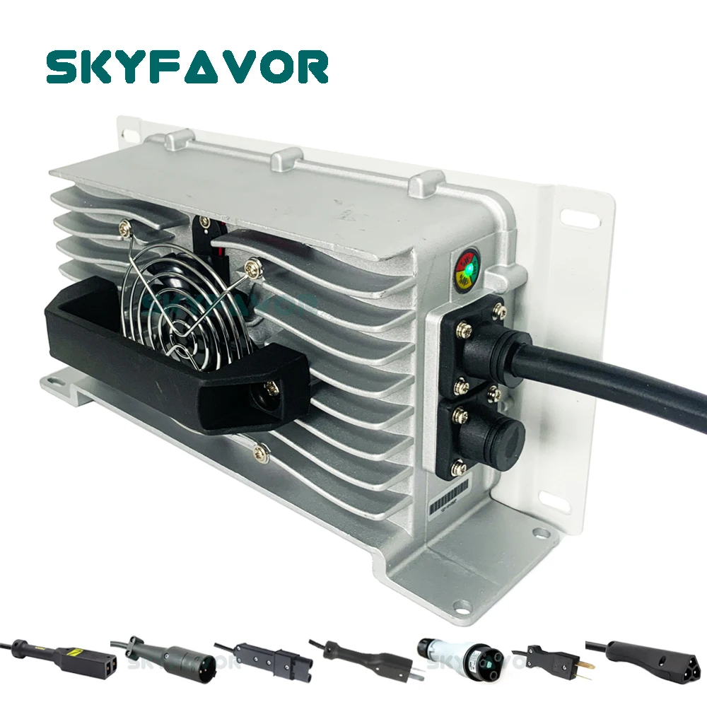 Chargeur de chariot de golf intelligent et rapide, étanche, 36V, 20a, charge rapide et automatique, chargeur de batterie étanche pour chariot de golf 36V