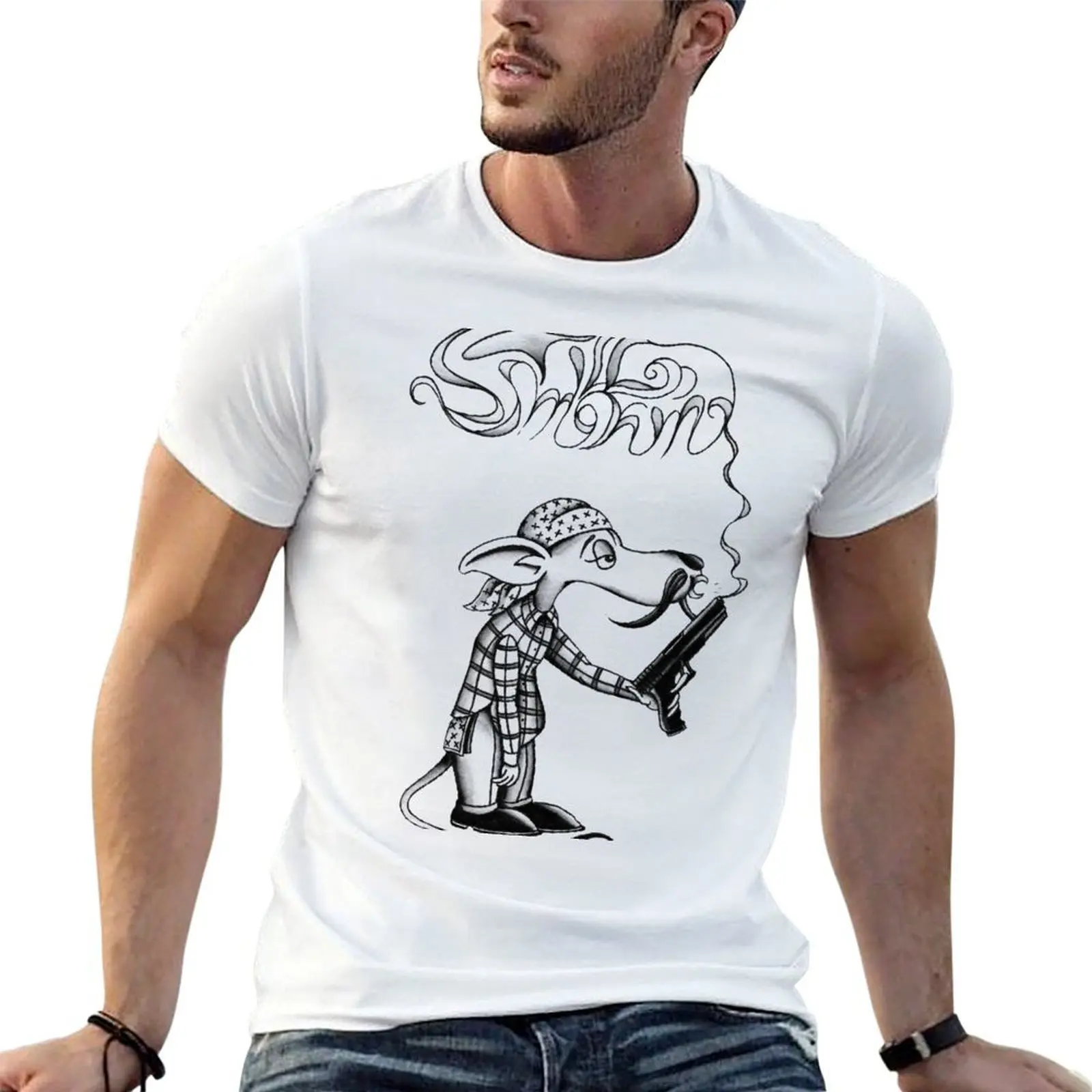 Still Smokin' T-Shirt Plus Size Workout Short Sleeve Top