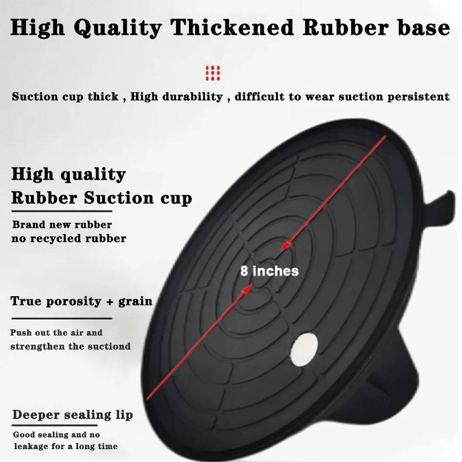 New 8 Inch 200KG Vacuum Suction Cups Powerful Heavy-Duty Hand Pump Sucker Lifted Magnets Handling Tools