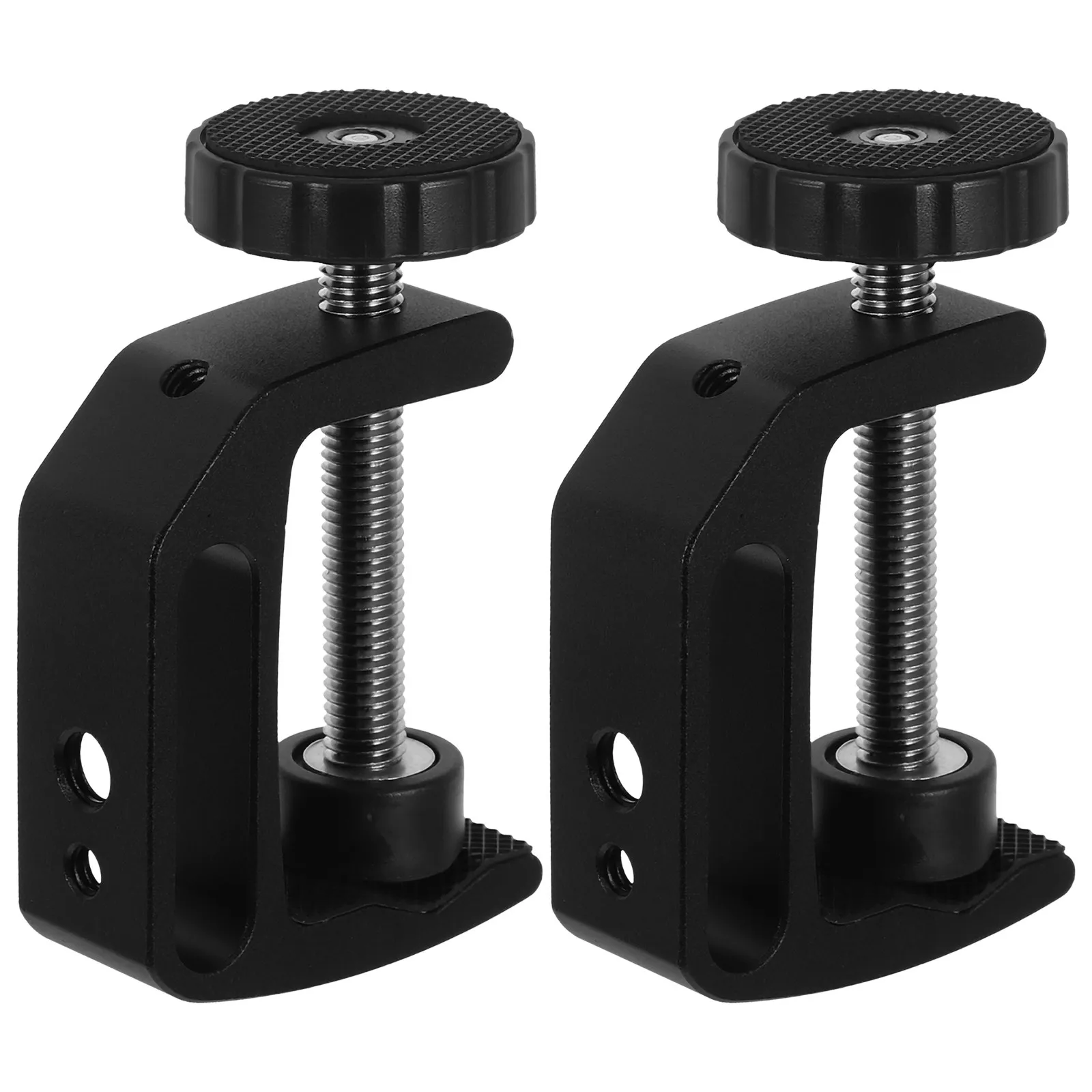 2Pcs C Shaped Woodworking Clamp Heavy Duty Table Mount Clamp for Desk Jig Cabinet Secure Fastening Multi-Use Universal Clip