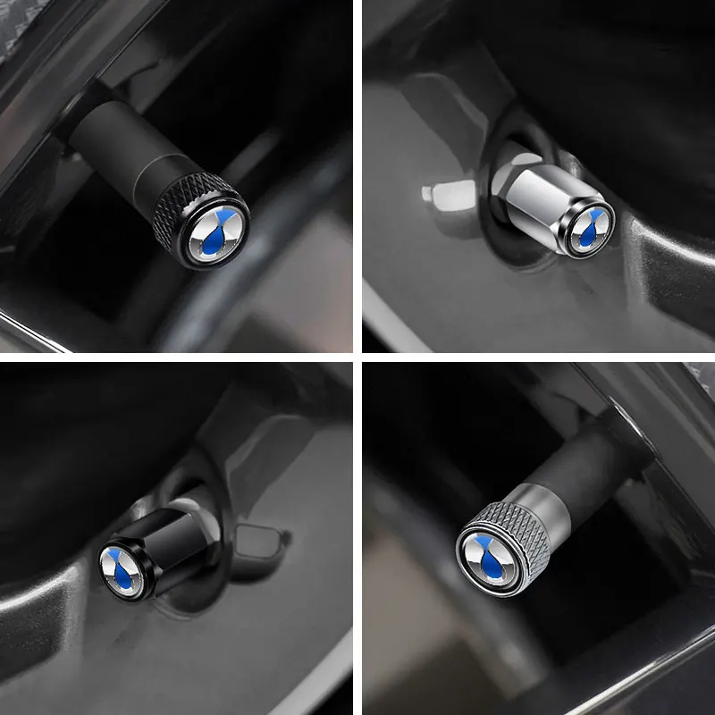  For BYD Denza B5 EV D9 DM-i N7 N8 N9 Z9 Z9GT 4Pcs Car Wheel Tire Valve Caps Aluminum Alloy Air Stem Dust Cover Car Accessories - view 6