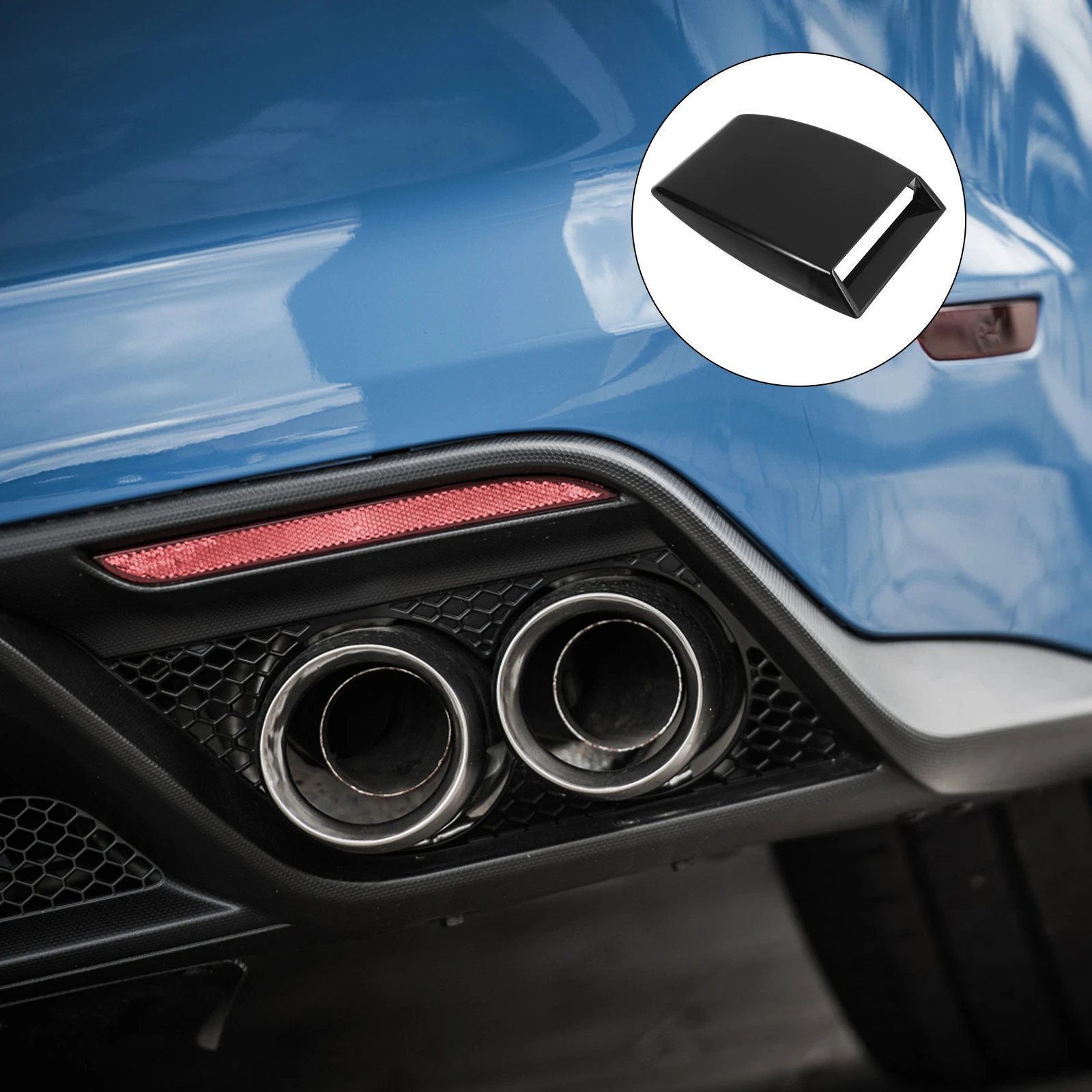

Simulation Vent Turbos Bonnet Car Decorative Hood Scoops Air Flow Intake Ventilation Cover Exhaust Head Universal Fit Easy
