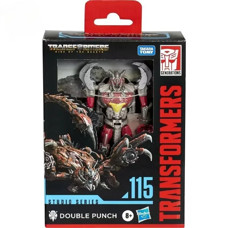 Takara Tomy Hasbro Transformers Studio Series Leader Class SS115 Double Punch Anime Figures Robot Toy Action Figure Gift Hobbie