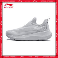 Li-Ning Men SOFT GO Lifestyle Shoes Slip On Reflective Cushion Wearable Comfortable Sport Shoes Breathable Sneakers AGLU105