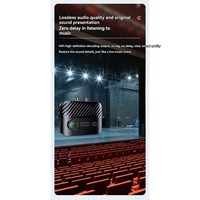 B29C-Digital Display Bluetooth Receiver Transmitter BT5.3 Stereo 2-In-1 Audio Adapter With LCD Display Volume Adjustable