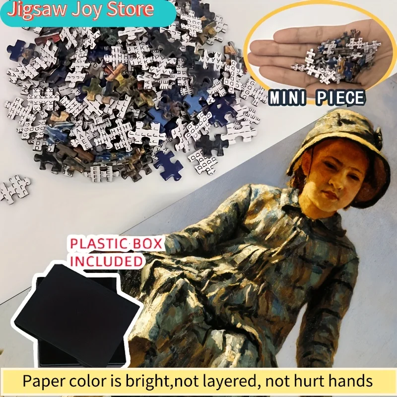 จิ๊กซอว์ศิลปะขนาดเล็ก 500 ชิ้น ผลงานของอิลยา เรพิน - จิ๊กซอว์กระดาษพรีเมียมขนาด 15x10 นิ้ว ออกแบบมาสำหรับผู้ใหญ่ เพื่อสร้างสรรค์ความหรูหรา