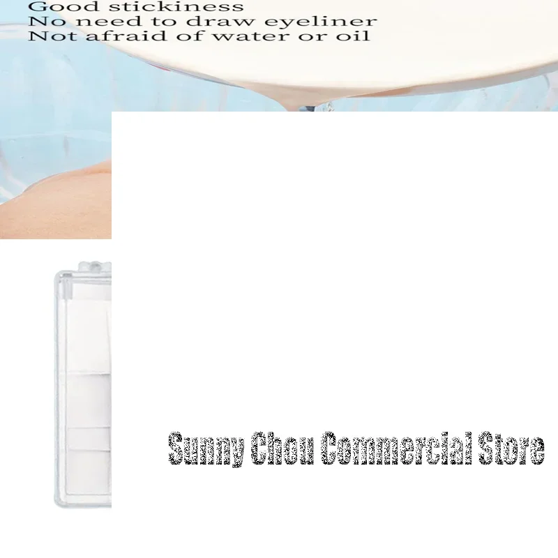 40個入り 自己粘着まつげテープ 防水まつげ接着剤ストリップ まつげクラスター用 自己粘着まつげパッド交換用