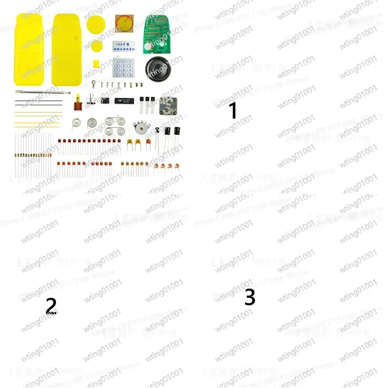 for FM Radio Wireless Two Way Communication Device Educational Soldering Practice Set Electronics Assembly Learning