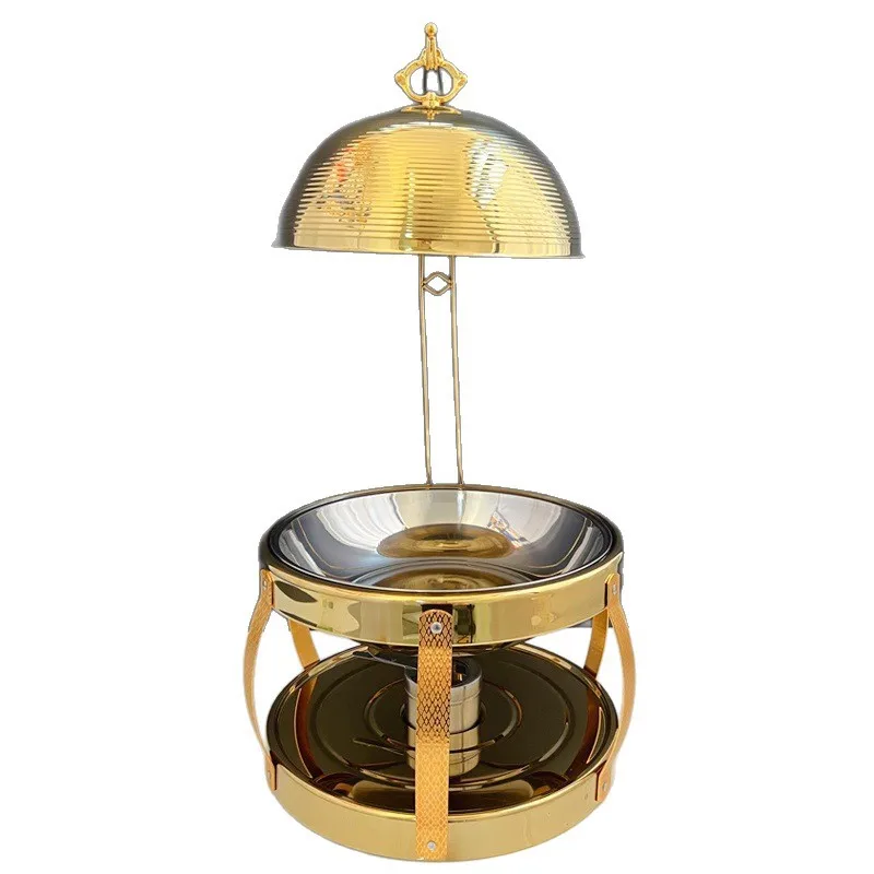 

Golden Buffet Furnace High-end Hotel Restaurant Hanging Furnace Heating 8L