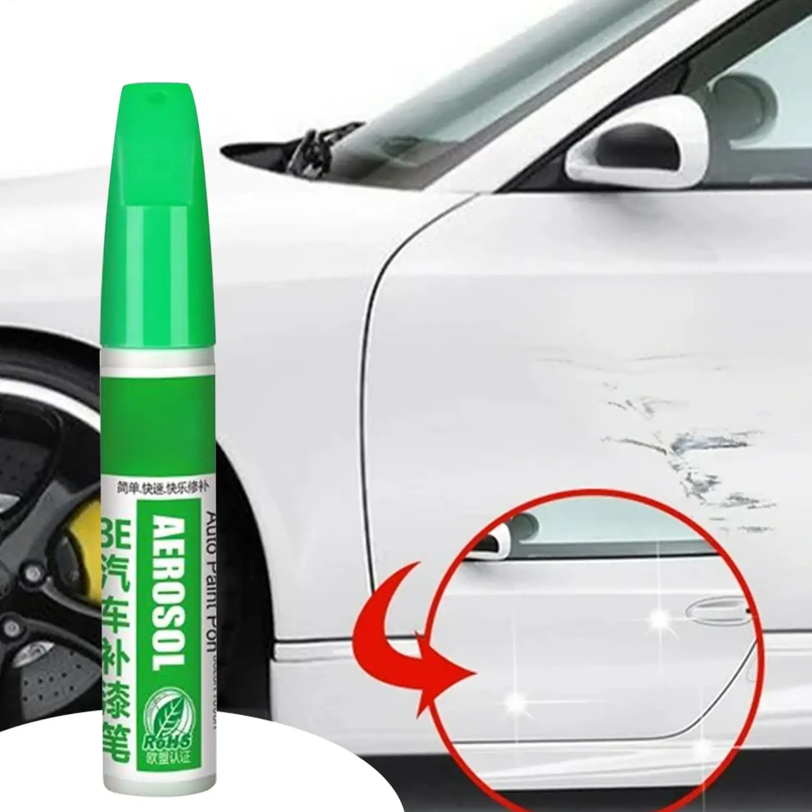 Car Paint Pen Scratch-filling Automotive Touch Up Paint Pen 12ML Weatherproof Quick-drying Markers For Model Painting Fabric