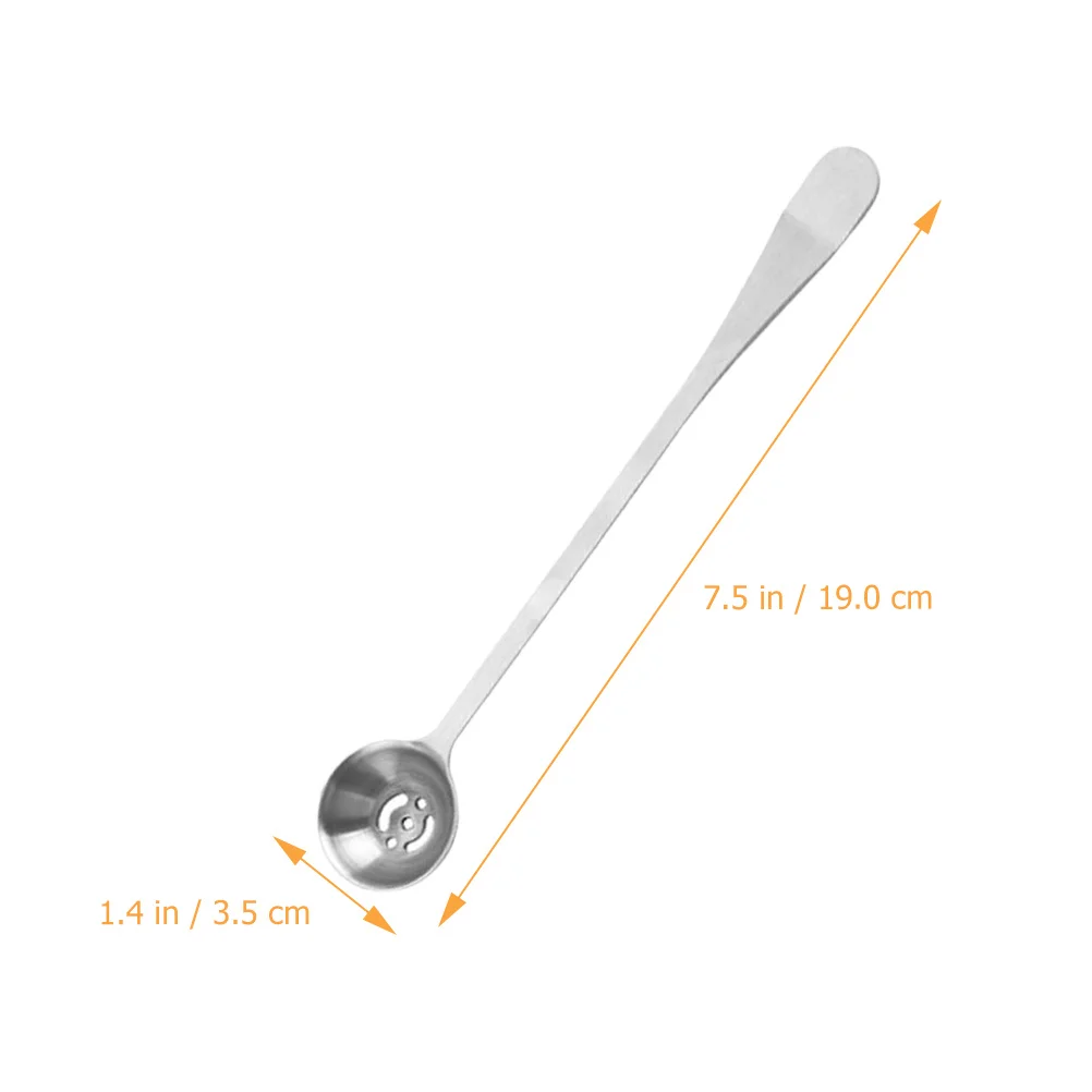 

Spoon Colander Stainless Steel Long Handle Cooking Scoop Perforated Strainer for Kitchen Restaurant Supplies Spoon Colander