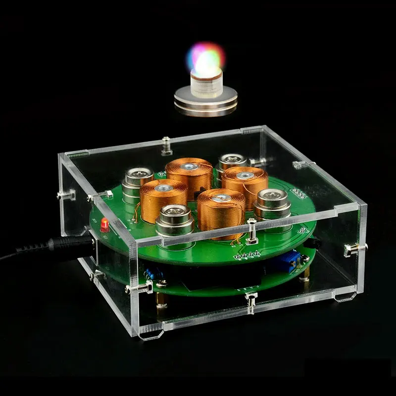 Magnetic levitation DIY electronic creative assembly experimental coil push-down circuit board