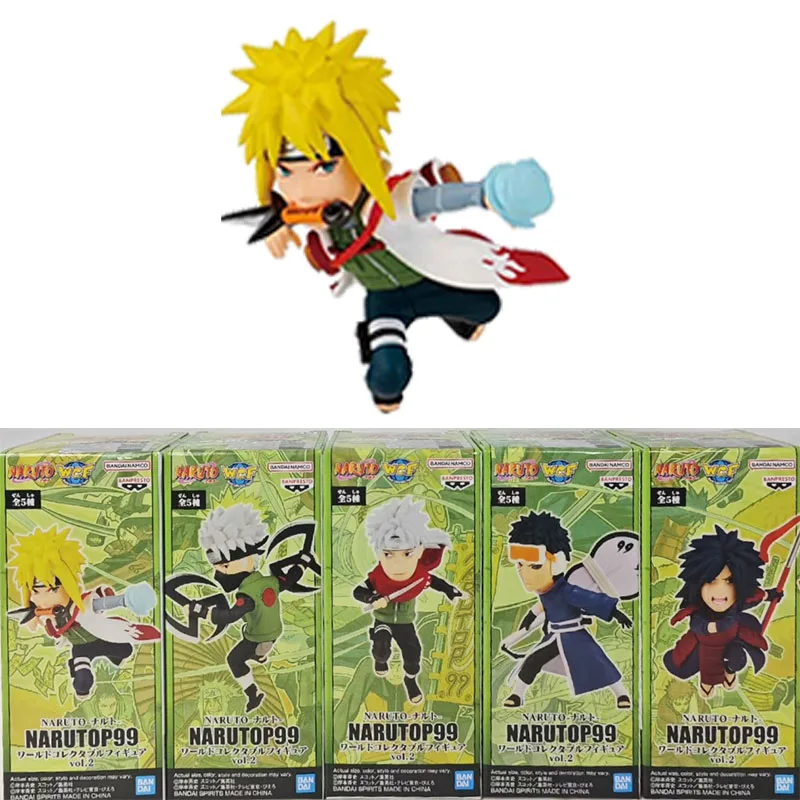 Banpresto Original WCF2 NARUTO P99 Anime Figure Namikaze Minato Action Figure Toys For Boys Girls Kids Children Birthday Gifts