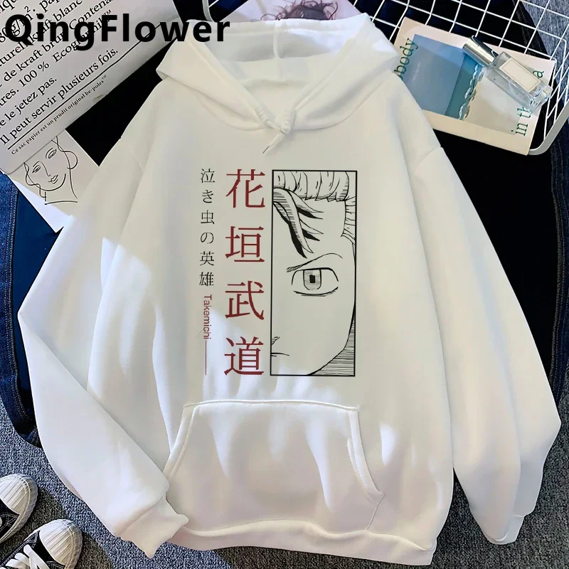 Japanese Anime Tokyo Revengers Hoodies Men Kawaii Cartoon Sano Manjiro Graphic Streetwear Harajuku Hip Hop Male Sweatshirts