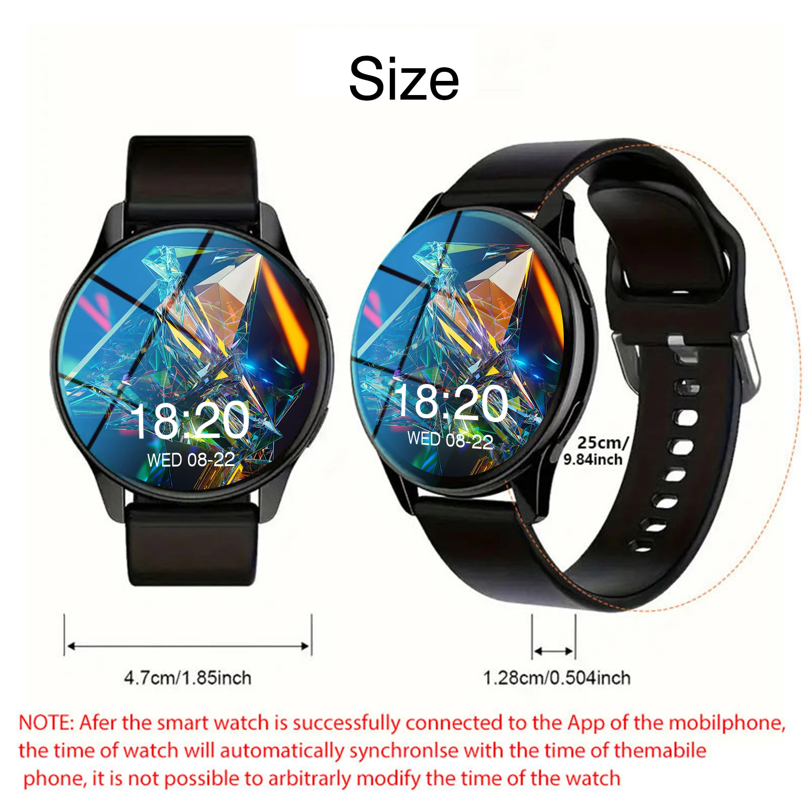 ساعة ذكية، تذكير بالمكالمات، عرض تذكير بالرسائل، وضع رياضي متعدد، تشغيل الموسيقى، مناسبة للرجال/النساء #2