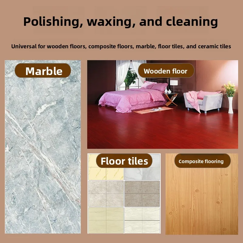 Household floor waxing and polishing machine tile marble handheld floor machine artifact