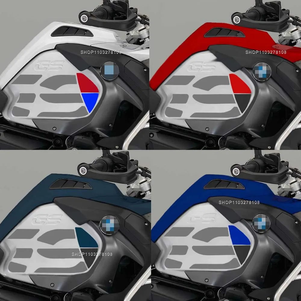 For BMW R1200 GS ADV 2014 - 2018 Motorcycle Anti slip side Tank Pad Protector decals 3D gel Resin Stickers kit