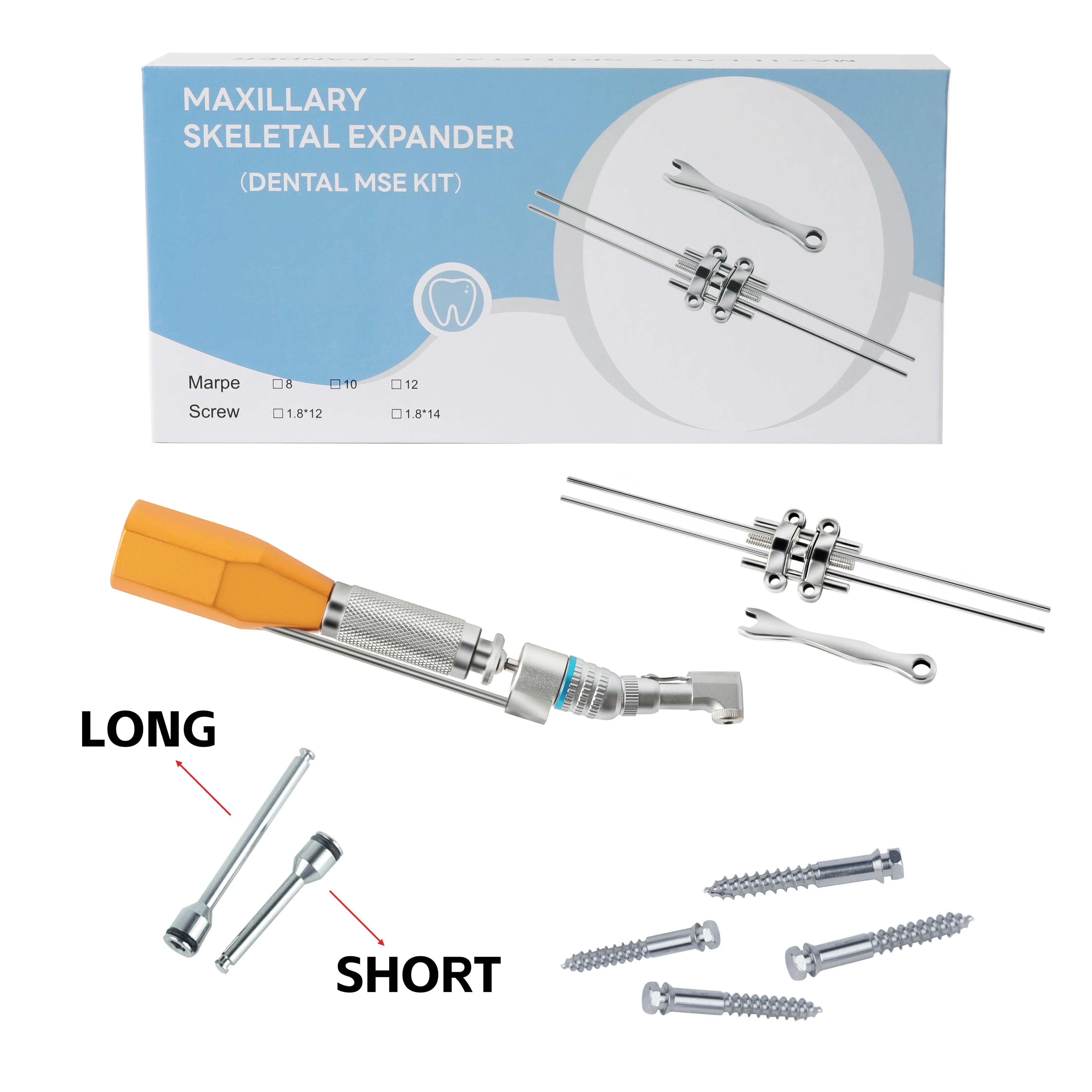 MSE Palatal Expander Kit 8 10 12mm Orthodontic