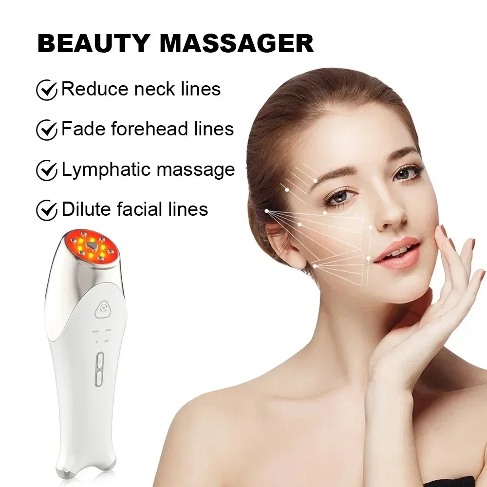 Nieuwe EMS Facial Massager Face Lift Aanscherping Apparaten Huidverjonging Lady Spa Anti Aging Rimpel Schoonheid Machine Microstromen