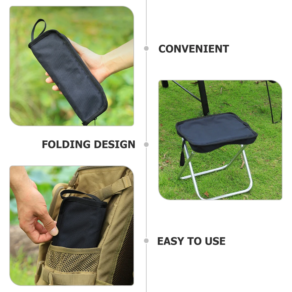 

Camping Chair Foldable Outdoor Chairs Lightweight Collapsible Stool Portable Benches Small Folding Stool Garden Fishing Travel