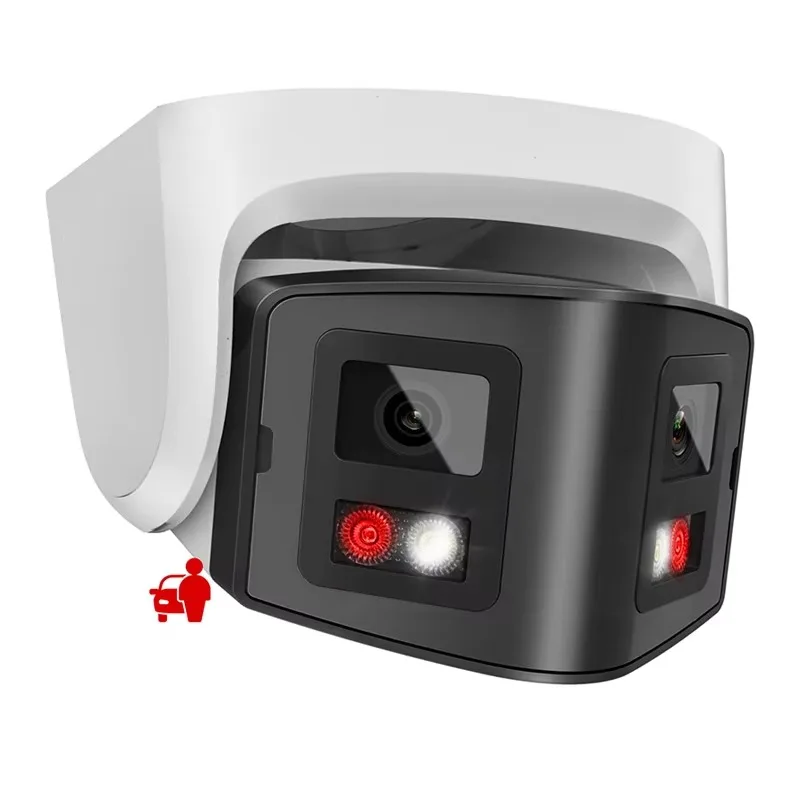 

Plug and play, compatible with IP67 waterproof 4K two-way audio AI body detection, hemisphere, camera, night vision 2.8-12 mm