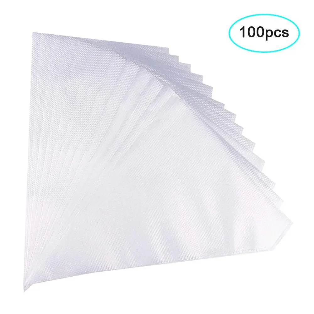 100pcs/lot Cake Decorating Bags Pastry Cream Piping Set for Home Baking Tool