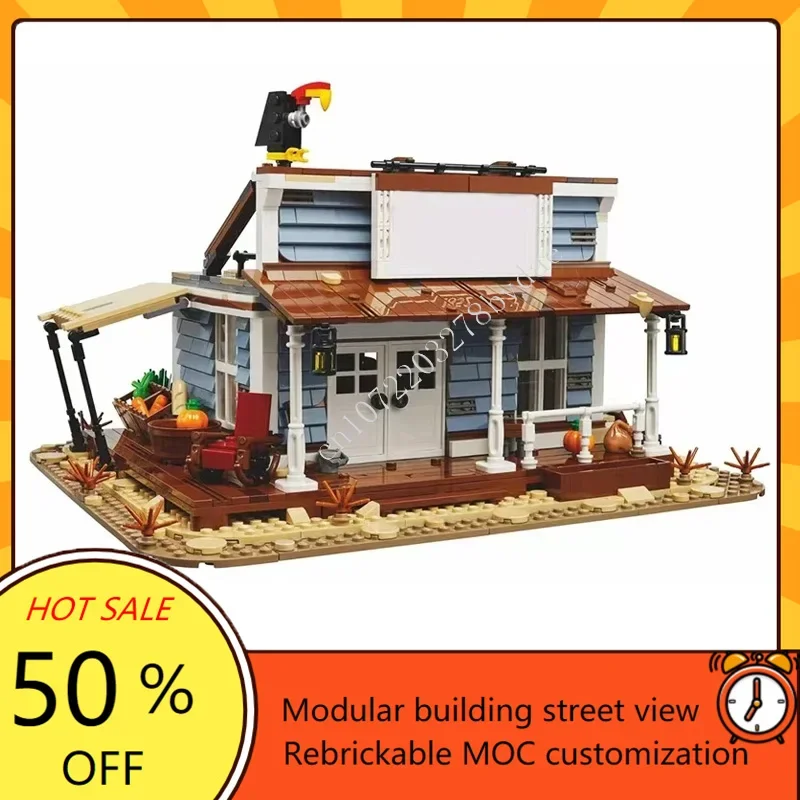 1906PCS General Store Modular Custom MOC Creative street view Architecture DIY Technology Education Assembly Puzzle Xmas ToyGift