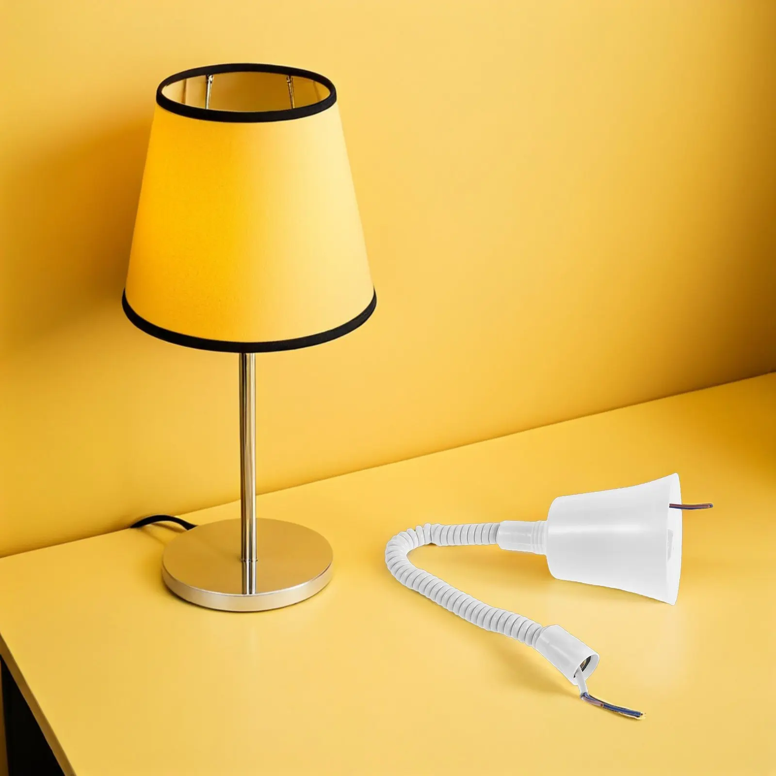 

Подвесной светильник E27 с выдвижным шнуром, регулируемый двухжильный подвесной потолочный светильник, держатель для лампы, комплект для самостоятельной сборки