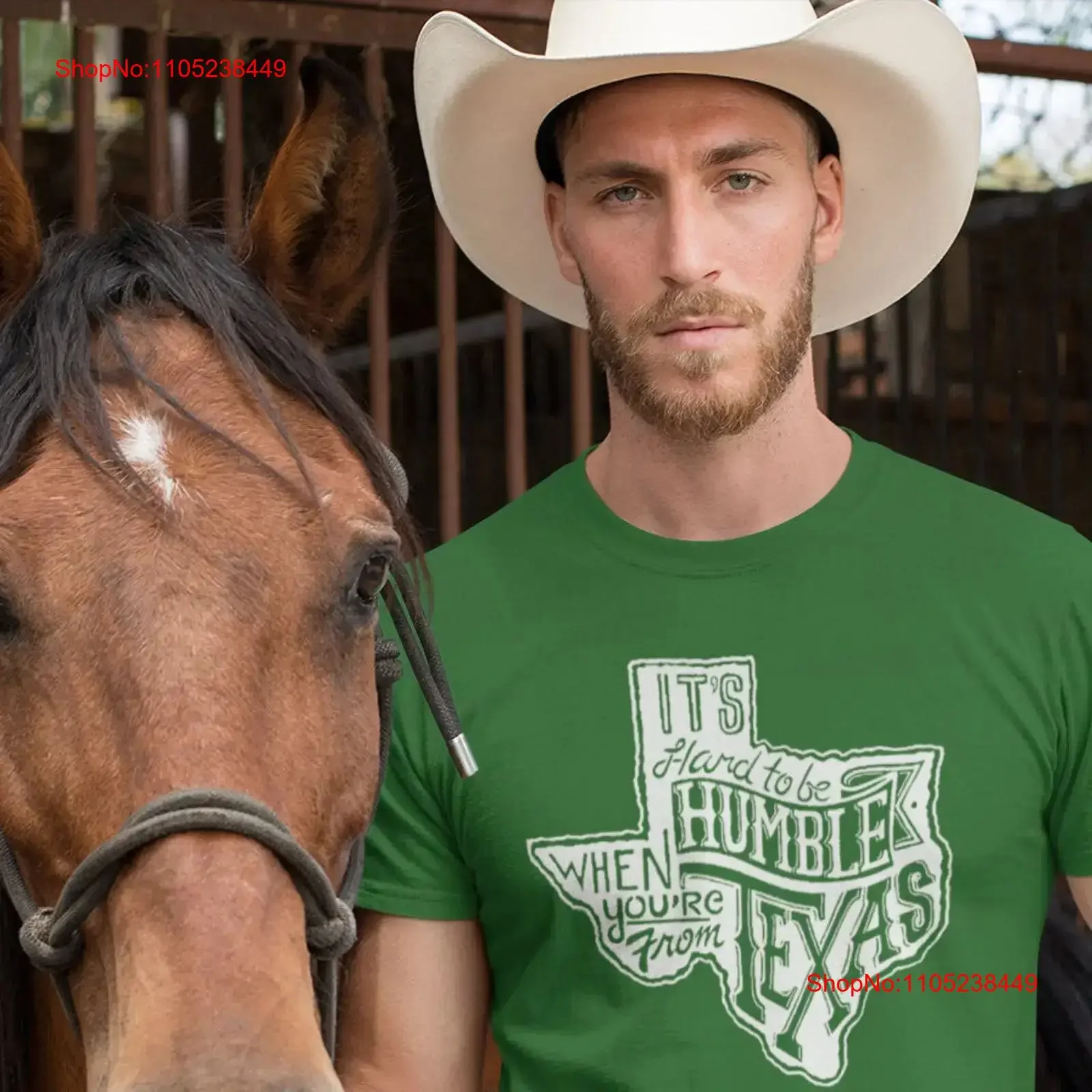 Texas men's shirt It's hard to be humble when you're from Adult T Pride shape vintage vintage Washed Stylish streetwear