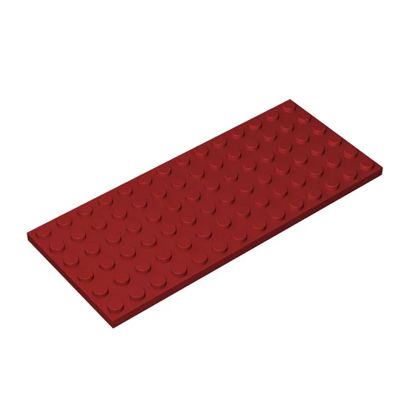 고브릭스 1개 MOC 6 x 14 베이스 보드 브릭 3456 모델 빌딩 블록 부품과 호환 어린이 조립 퍼즐 장난감